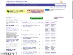Sites similar to lejeuneunderground.com