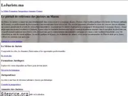 Sites similar to lejuriste.ma