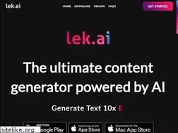 Sites similar to lek.ai