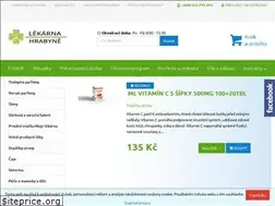 Sites similar to lekarnahrabyne.cz