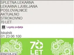 Sites similar to lekarnaljubljana.si