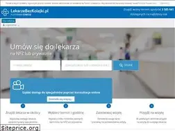 Sites similar to lekarzebezkolejki.pl