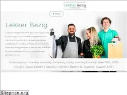 Sites similar to lekkerbezigthuisbezorgd.nl