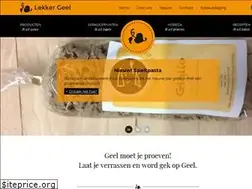 Sites similar to lekkergeel.be