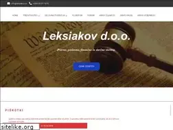 Sites similar to leksiakov.si