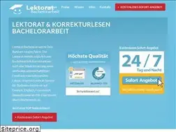 Sites similar to lektorat-bachelorarbeit.de