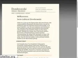 Sites similar to lektorat-dombrowski.de