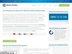 Sites similar to lektorat-korrektur.de