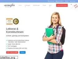 Sites similar to lektorat-plus.de