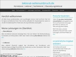 Sites similar to lektorat-seitenumbruch.de