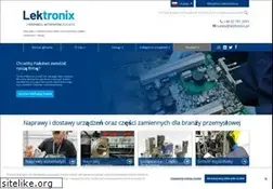 Sites similar to lektronix.pl