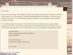 Sites similar to lelandchickmd.com