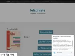 Sites similar to lelatiniste.net