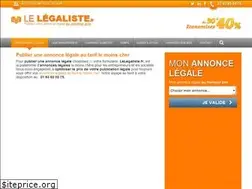 Sites similar to lelegaliste.fr