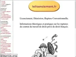 Sites similar to lelicenciement.fr
