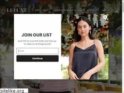 Sites similar to leluxe.com