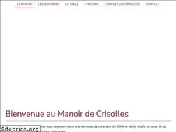 Sites similar to lemanoirdecrisolles.com