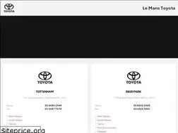 Sites similar to lemanstoyota.com.au