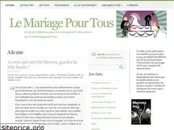 Sites similar to lemariagepourtous.info