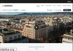 Sites similar to lemeridien-barcelona.com