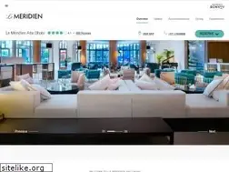 Sites similar to lemeridienabudhabi.com
