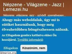 Sites similar to lemezei.hu