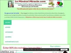 Sites similar to lemineralmiracle.com