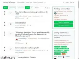 Sites similar to lemmy.tedomum.net