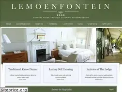 Sites similar to lemoenfontein.co.za
