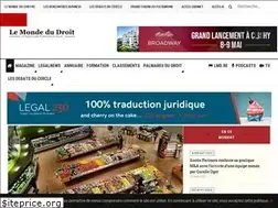 Sites similar to lemondedudroit.com