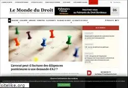 Sites similar to lemondedudroit.fr