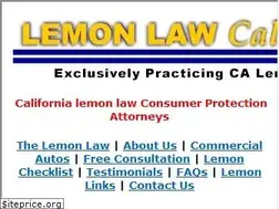 Sites similar to lemonlawcalifornia.com