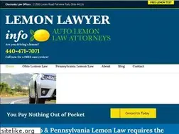 Sites similar to lemonlawyerinfo.com
