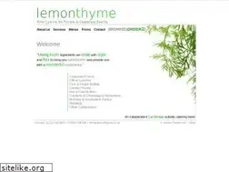 Sites similar to lemonthyme.co.uk