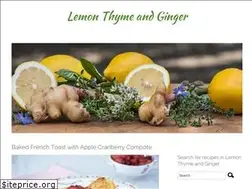 Sites similar to lemonthymeandginger.com