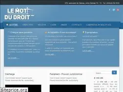Sites similar to lemotdudroit.net