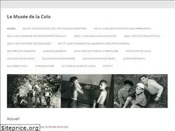 Sites similar to lemuseedelacolo.fr