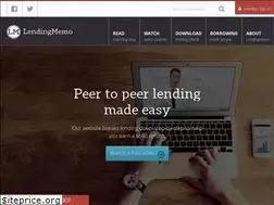Sites similar to lendingmemo.com