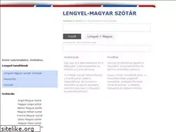 Sites similar to lengyel-magyar-szotar.hu