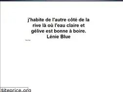 Sites similar to lenieblue.com