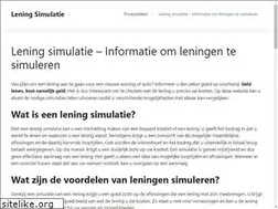 Sites similar to lening-simulatie.be