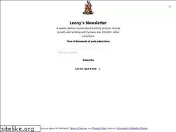 Sites similar to lennysnewsletter.com
