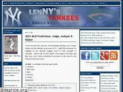 Sites similar to lennysyankees.com