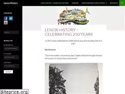 Sites similar to lenoxhistory.org
