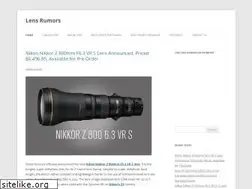 Sites similar to lens-rumors.com