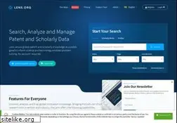 Sites similar to lens.org