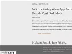 Sites similar to lensahitamputih.blogspot.com