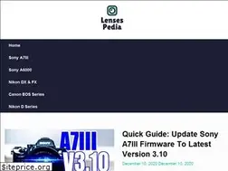 Sites similar to lensespedia.com
