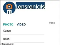 Sites similar to lensrentals.com