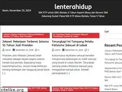 Sites similar to lenterahidup.net